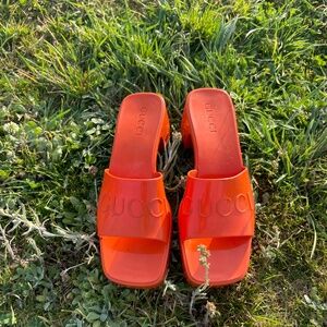 Gucci cloggs sandal rubber